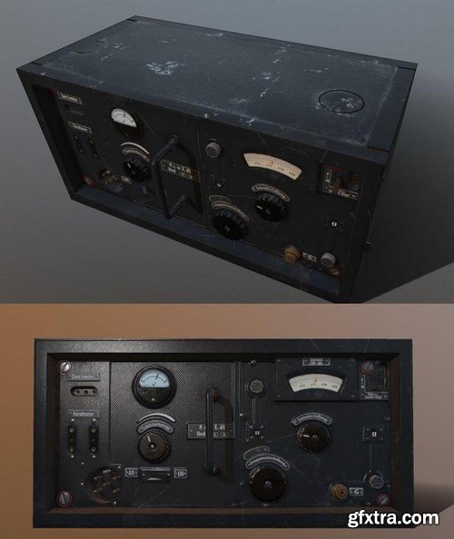 Old Radio – 3D Model