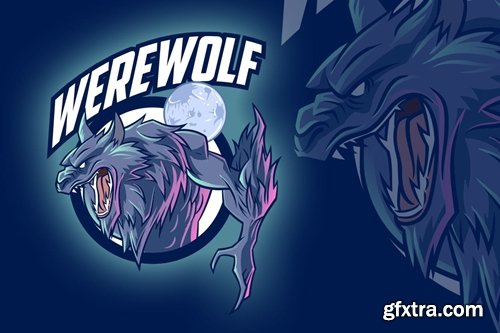 Werewolf Esports & Sports Mascot Logo