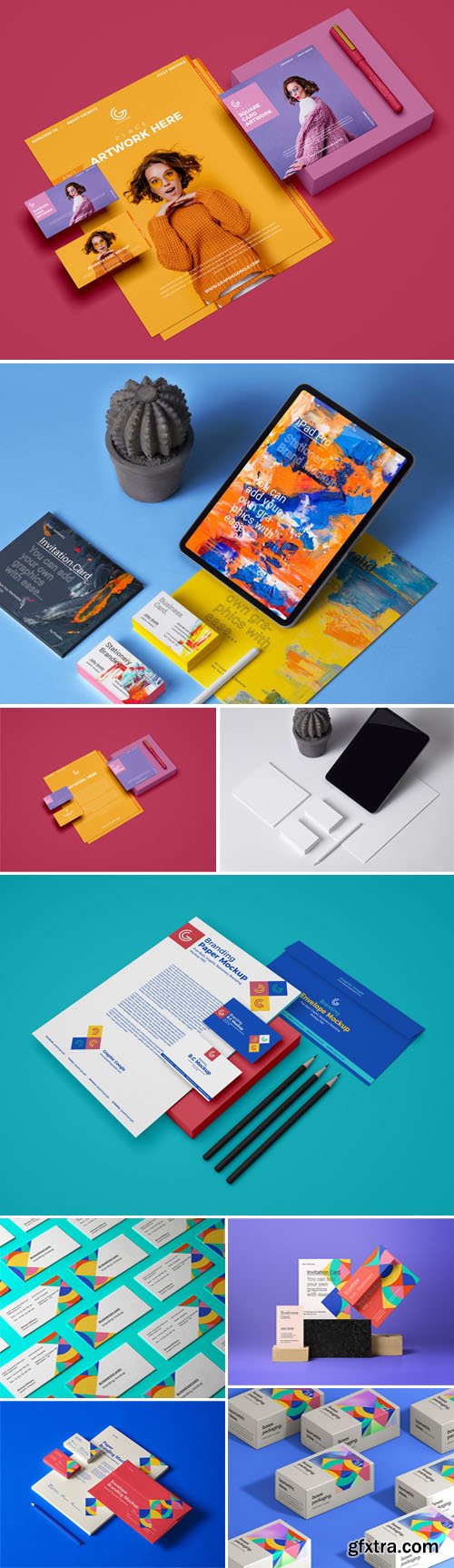 Branding Stationery PSD Mockups Collection