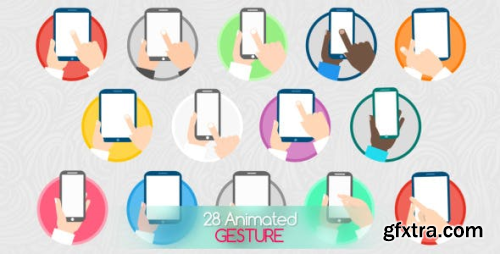 VideoHive Animated Gesture Icons 8558066