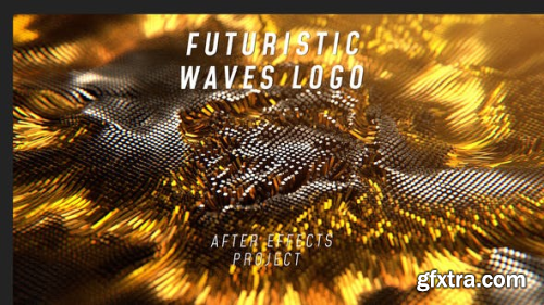 VideoHive Futuristic Waves Logo 23765526