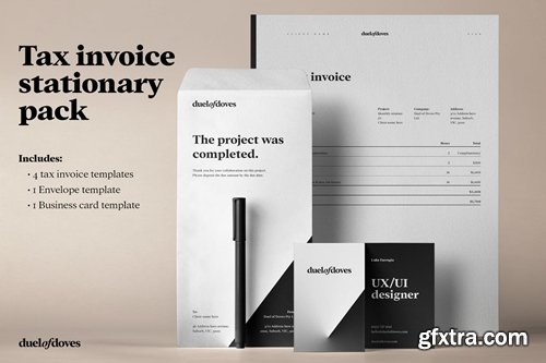 Tax invoice stationary pack - vol. 1