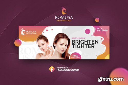 Romusa-Skin Care ClinicFacebook Cover Template