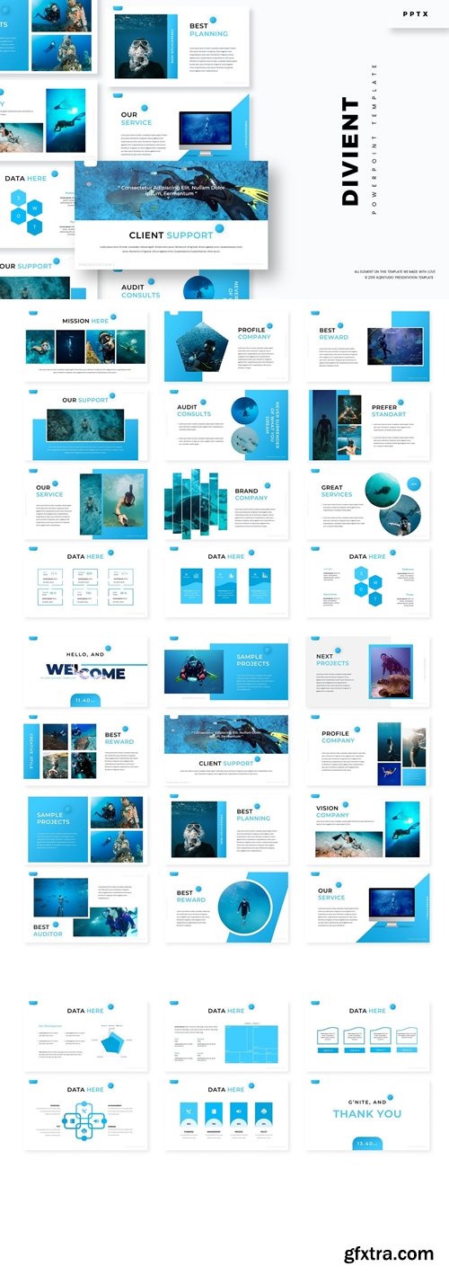 Divient - Powerpoint, Keynote and Google Slides Templates