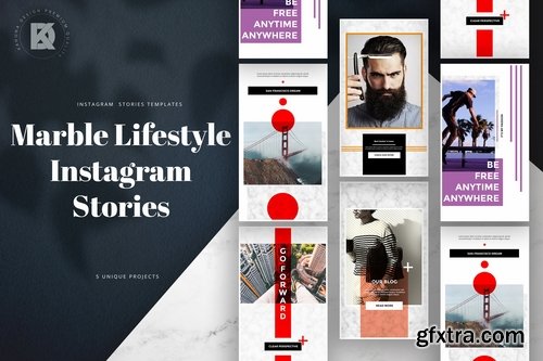 Marble Lifestyle Instagram Stories