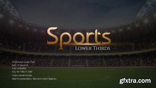 VideoHive Sports Lower Third 22036411
