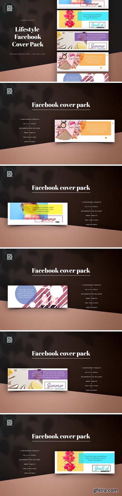 Lifestyle Facebook Cover Pack
