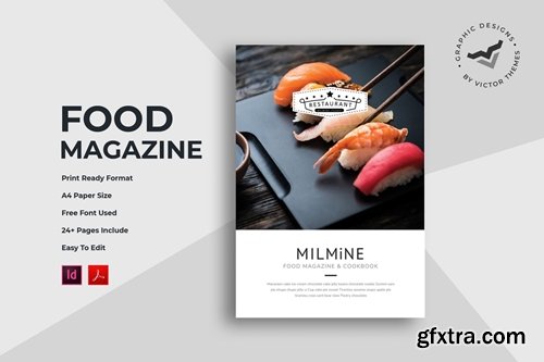 Food Magazine Template
