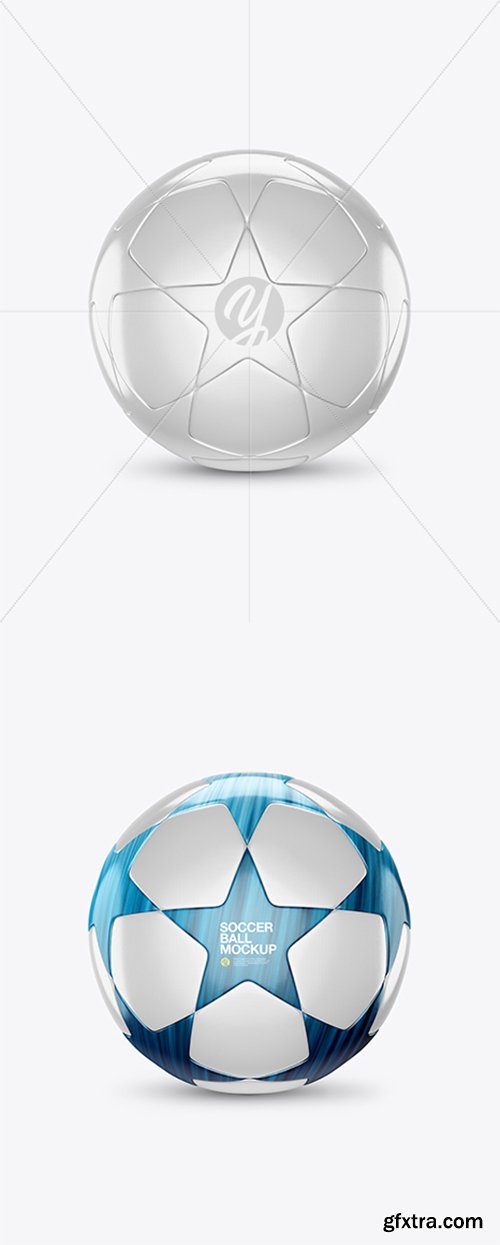 Glossy Soccer Ball Mockup 26685