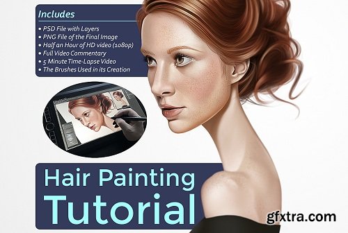 Cubebrush - Hair Painting Tutorial