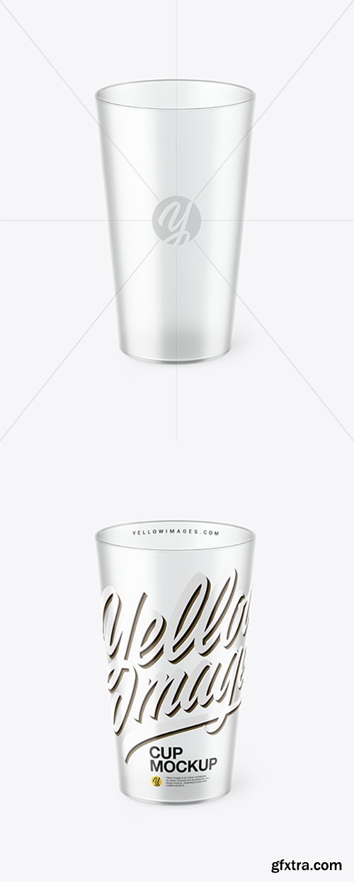 Clear Plastic Cup Mockup 38326