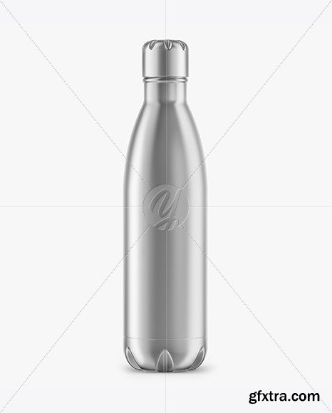Stainless Steel Water Bottle Mockup 46541