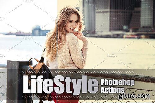 CreativeMarket - 85 LifeStyle Photoshop Action 3937805