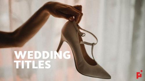Videohive - 50 Wedding Titles | Essential Graphics | Mogrt - 23275877