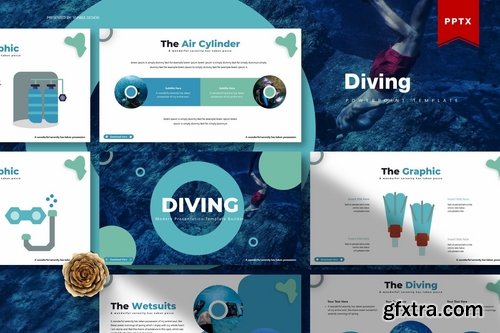 Diving Powerpoint Template