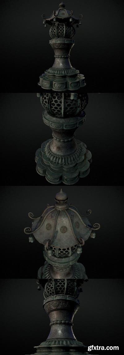 Japanese Ornament 3D Elements