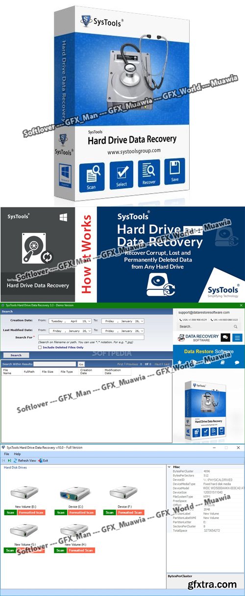 SysTools Hard Drive Data Recovery 10.0.0.0 (x64) Portable