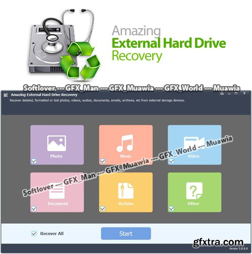 Amazing External Hard Drive Recovery 9.1.1.8 Portable