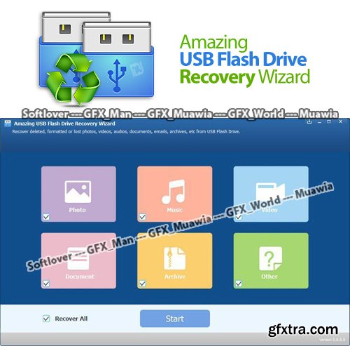 Amazing USB Flash Drive Recovery Wizard 9.1.1.8 Portable