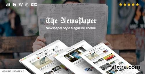 ThemeForest - NewsPaper v4.0.1 - News & Magazine WordPress Theme - 16131379