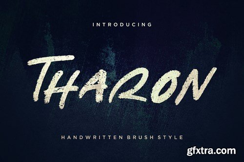 Tharon Brush Style Font