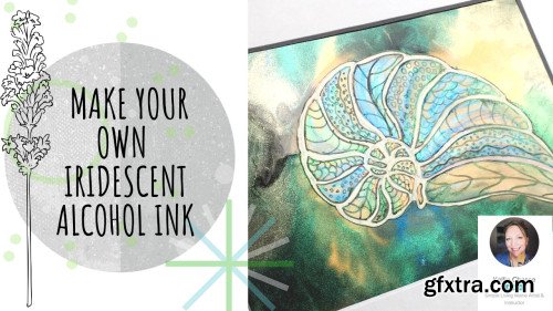 Creating Shimmer and Sparkle colors | Alcohol inks and Watercolors | Shell Painting
