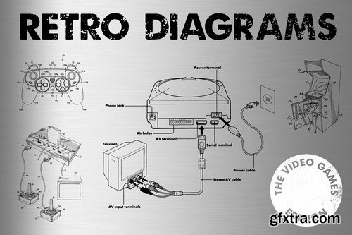 Retro Diagrams - Video Games Edition