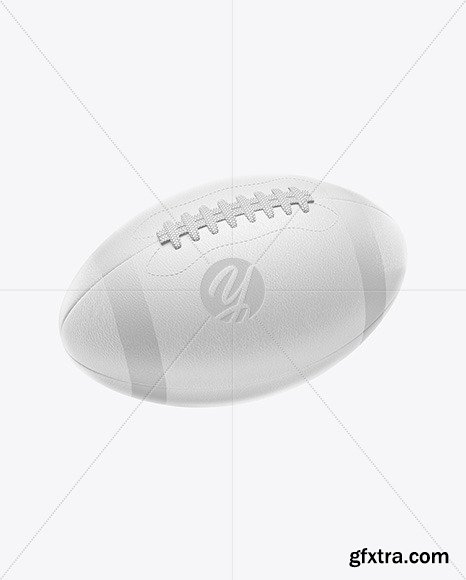 Rugby Ball Mockup - Half Side View 48880