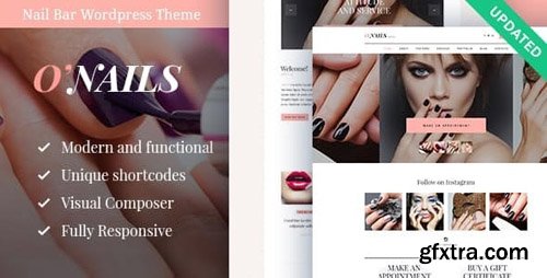 ThemeForest - O\'Nails v1.4.1 - Nail Bar & Beauty Salon Wellness WordPress Theme - 15469275