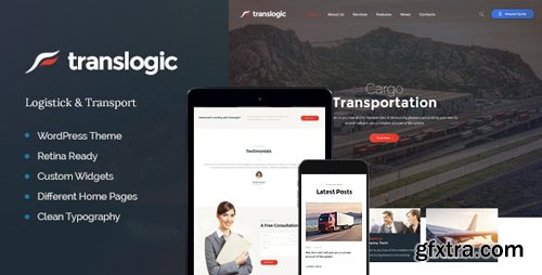 ThemeForest - Translogic v1.2.1 - Logistics & Shipment Transportation WordPress Theme - 19329142