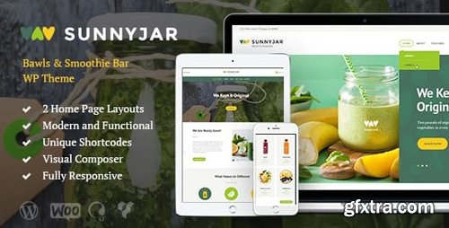 ThemeForest - SunnyJar v1.3 - Smoothie Bar & Healthy Drinks Shop WordPress Theme - 15748022