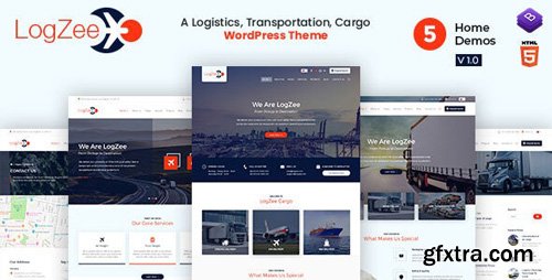 ThemeForest - Logzee v1.0 - Logistics, Transportation, Cargo WordPress Theme - 23775943