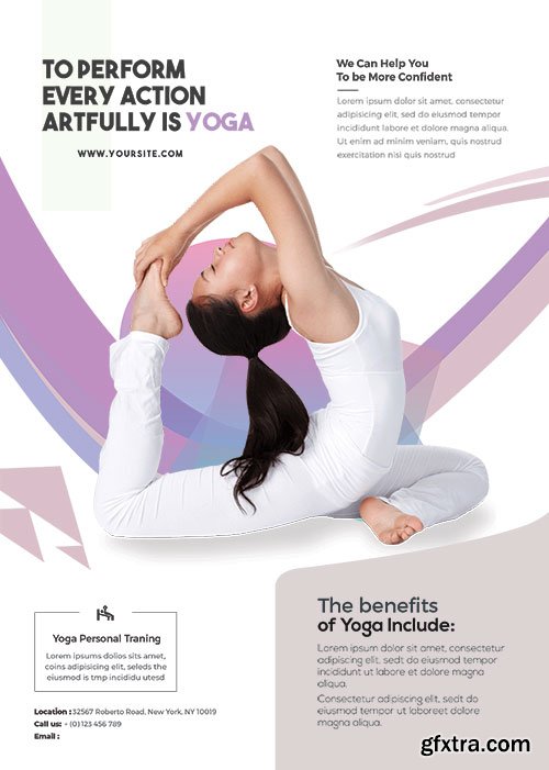 Main Files Yoga Class - Premium flyer psd template