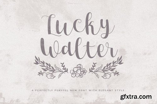 CM - Lucky Walter - Elegant Style Font 4242256-