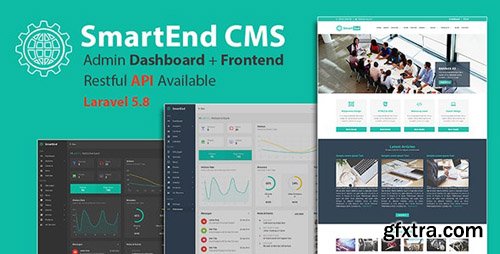 CodeCanyon - SmartEnd CMS v5.0 - Laravel Admin Dashboard with Frontend and Restful API - 19184332