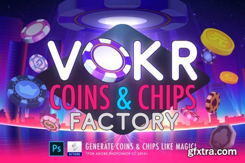 CreativeMarket - VOKR – Coins & Chips Factory 4084814