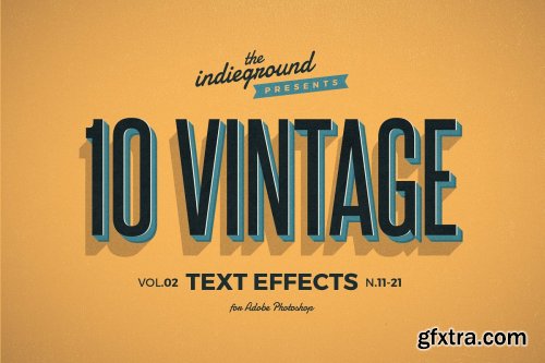 Vintage Retro Text Effects