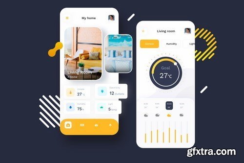 Smart Home Lifestyle Mobile UI - FV