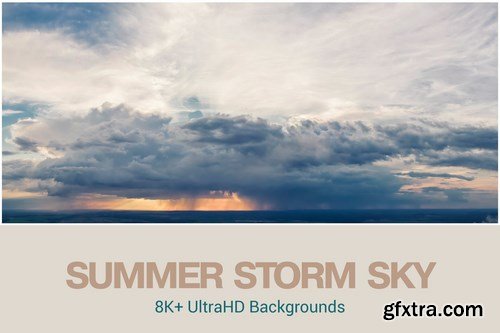 8K+ UltraHD Summer Storm Clouds Backgrounds