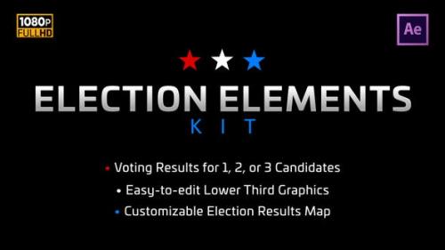 Videohive - Election Elements Kit - 25028594