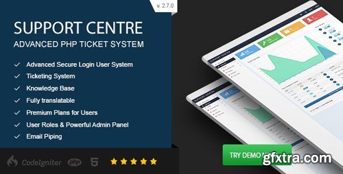 ThemeForest - Support Centre v2.7.0 - Advanced PHP Ticket System - 6431145