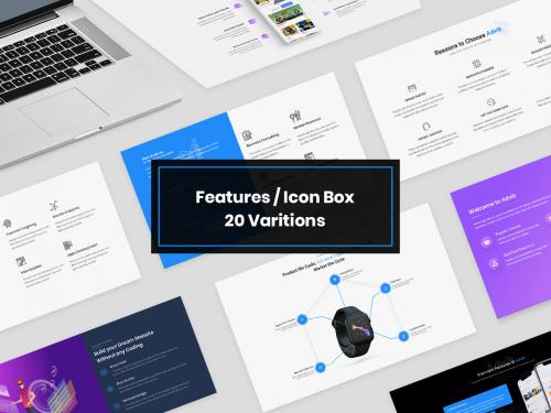 20 Features, IconBox Web-UI Kit