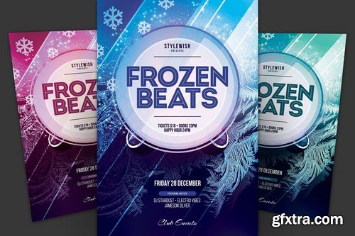 Frozen Beats Flyer