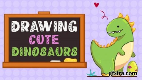 Drawing Cute Dinosaurs in Adobe Photoshop
