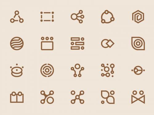 Abstract icons