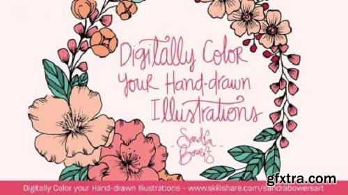 Digitally Color your Hand-Drawn Illustrations