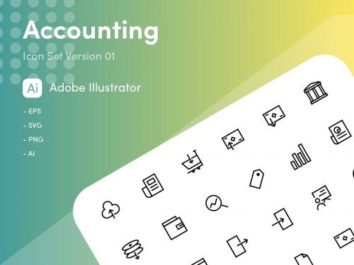 Accounting Icon Set