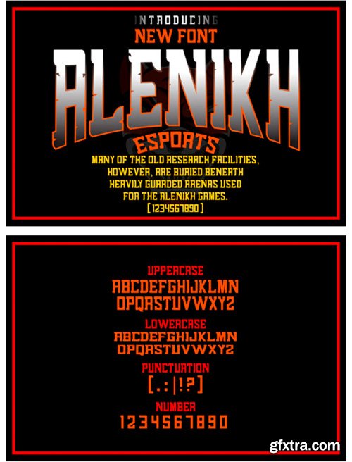 Alenikh Sports Font