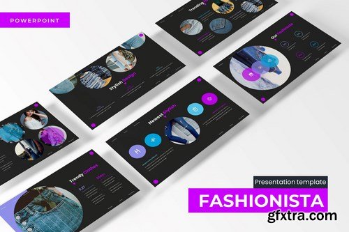Fashionista - Powerpoint Google Slides and Keynote Templates