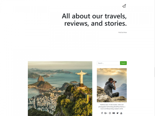 Blog Grid - Traveler WordPress Theme